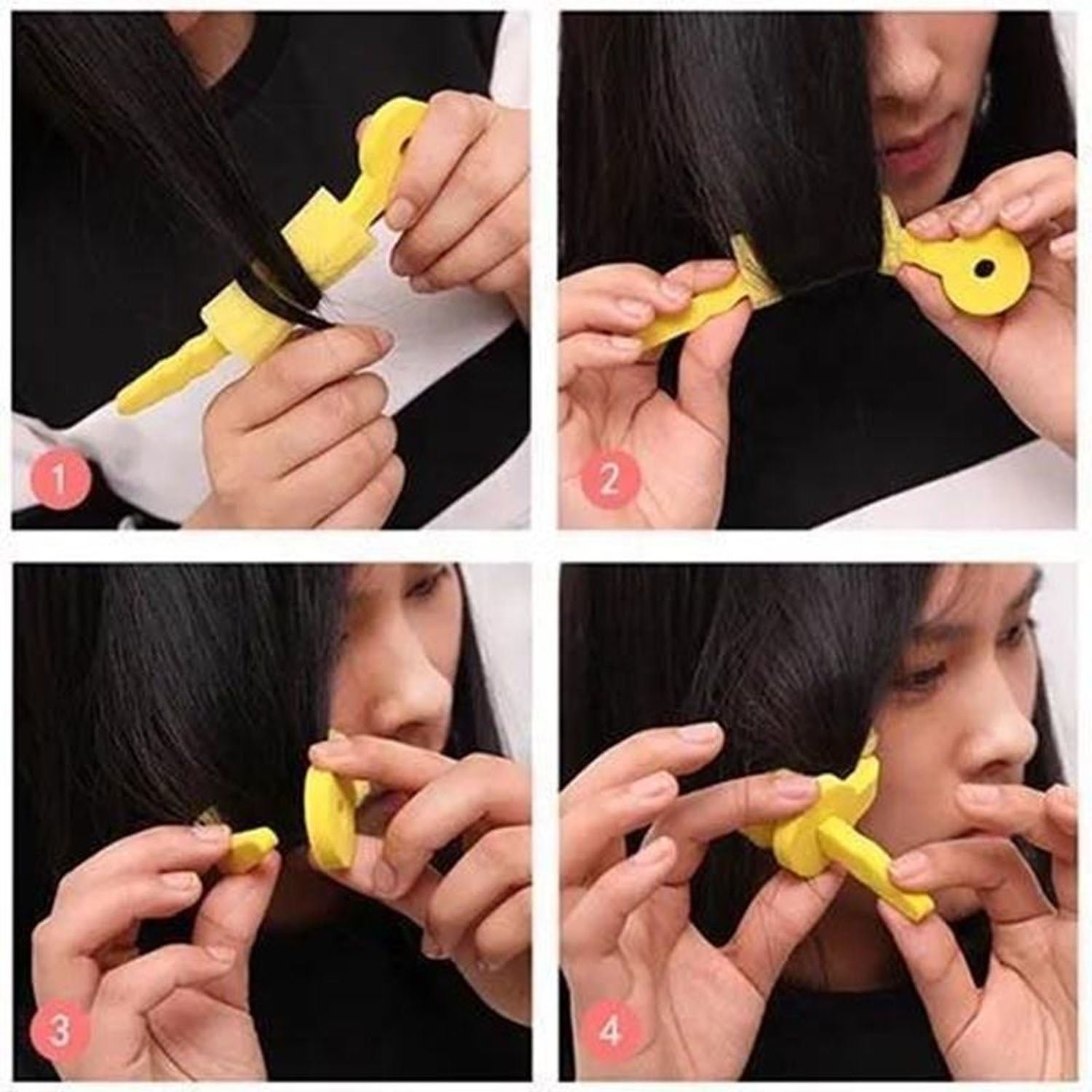 Soft Foam Hair Curling Rollers (3 Pc)