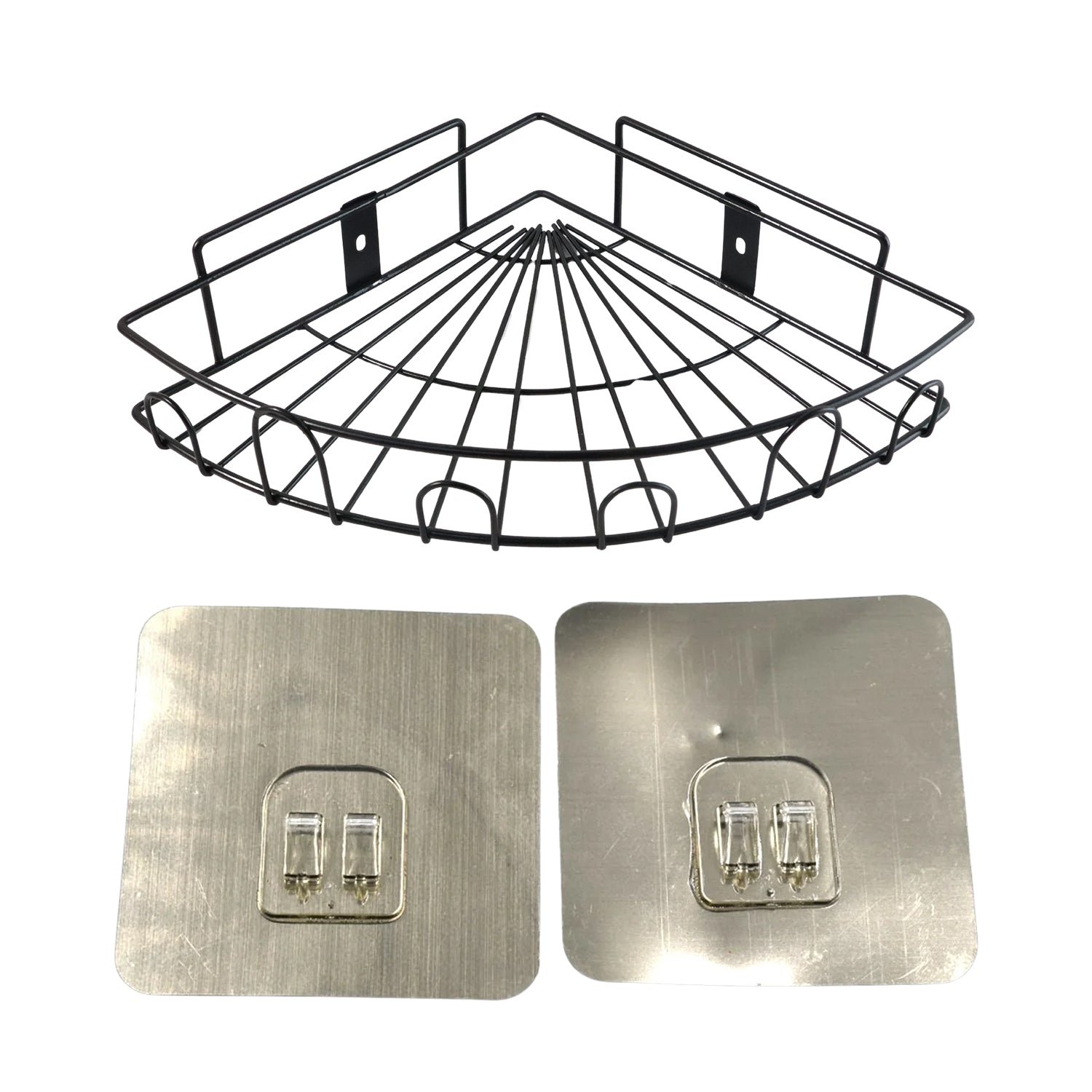 Wall-Mounted Corner Bathroom Storage Rack (1 Pc)