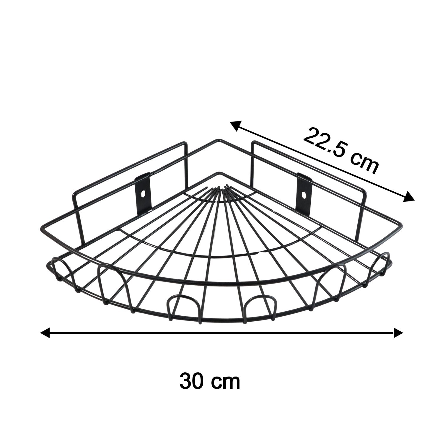 Wall-Mounted Corner Bathroom Storage Rack (1 Pc)