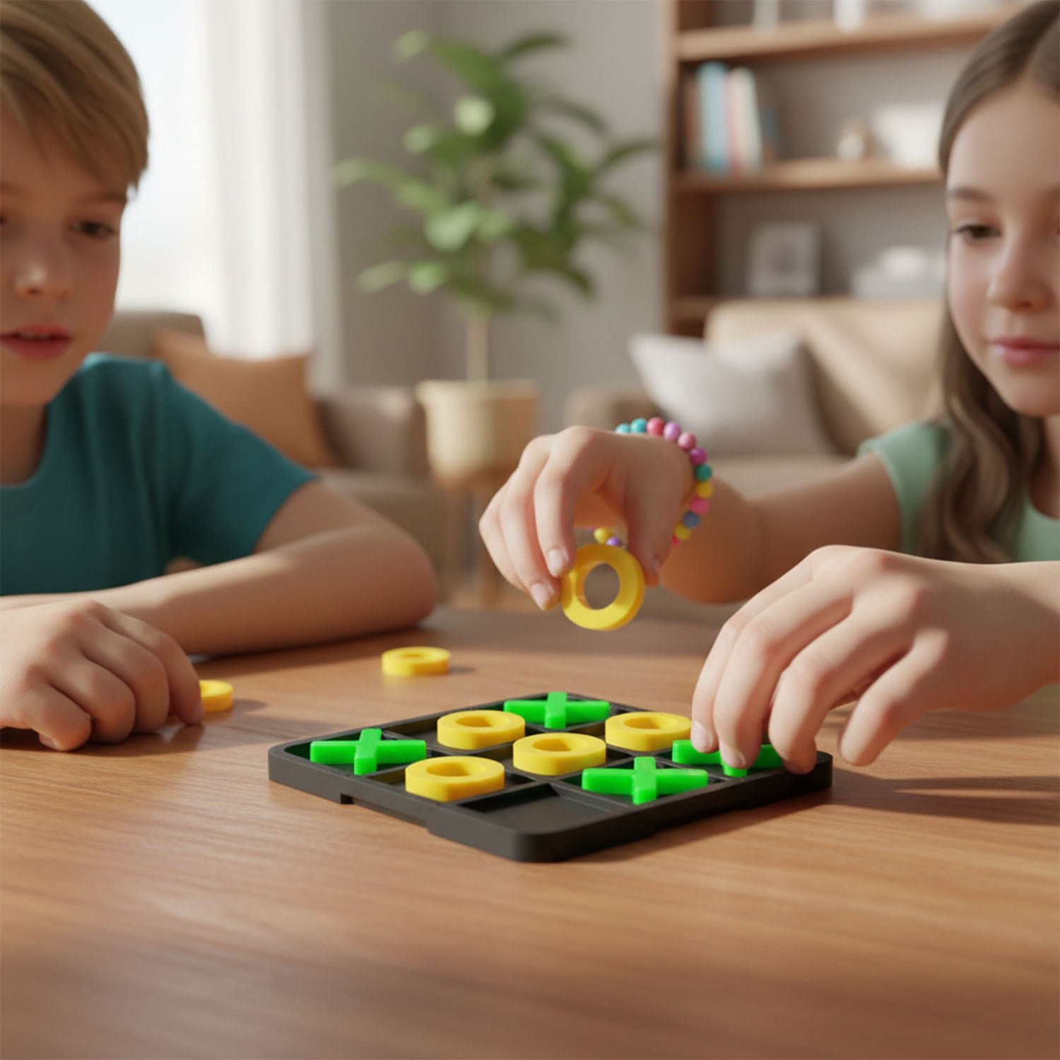 Classic Tic Tac Toe Board Game (1 Set )
