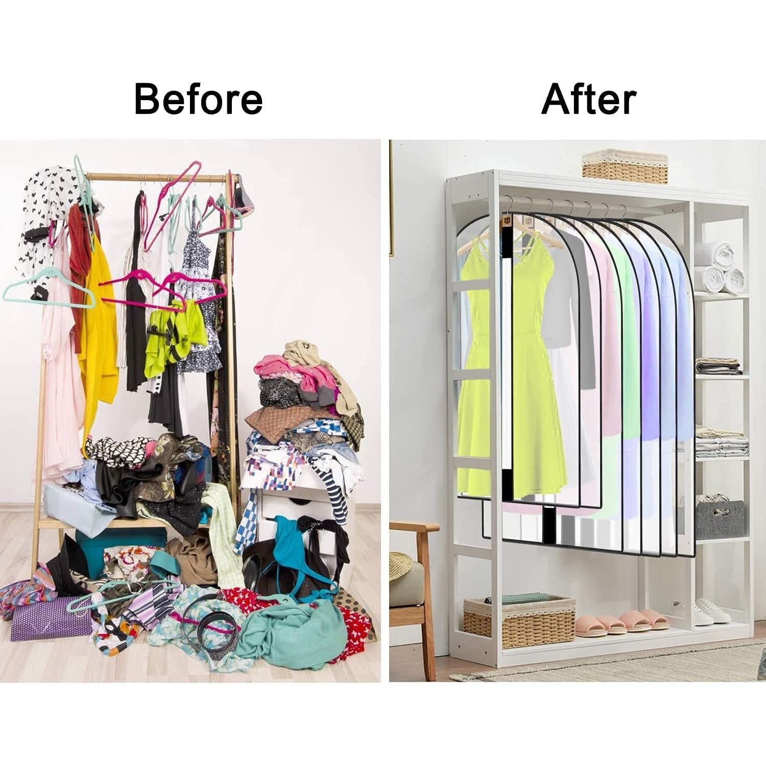 Premium Long Garment Cover (120 cm, 1 Pc)