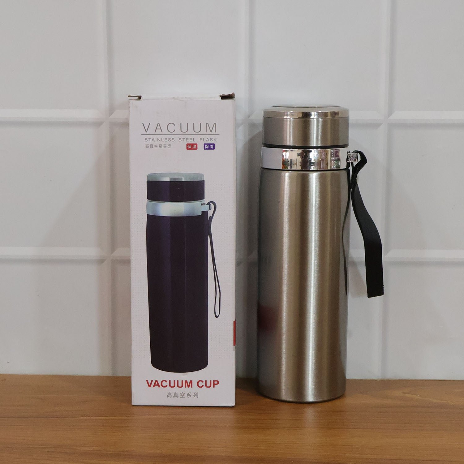Stainless Steel Vacuum Insulated Flask Bottle with Leakproof Lid (1 Pc, 800 ML)