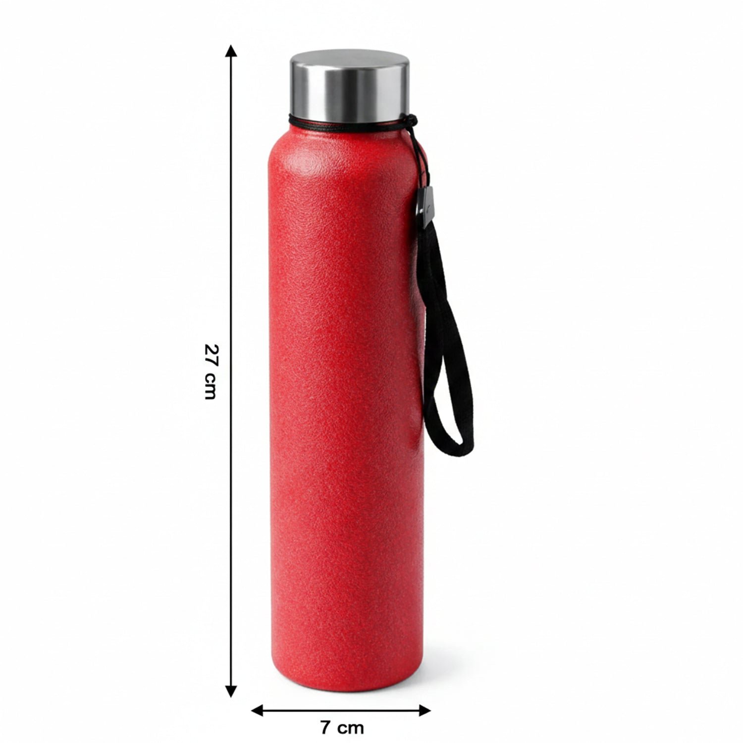 Red Alpha Pro Classic Stainless Steel Water Bottle 1000 ML ,Red Color