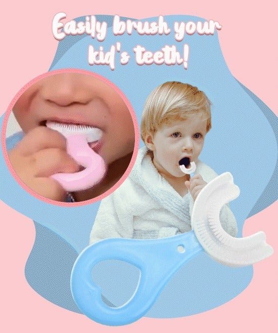 U Shape Kids Toothbrush for kids with effective care and performance.