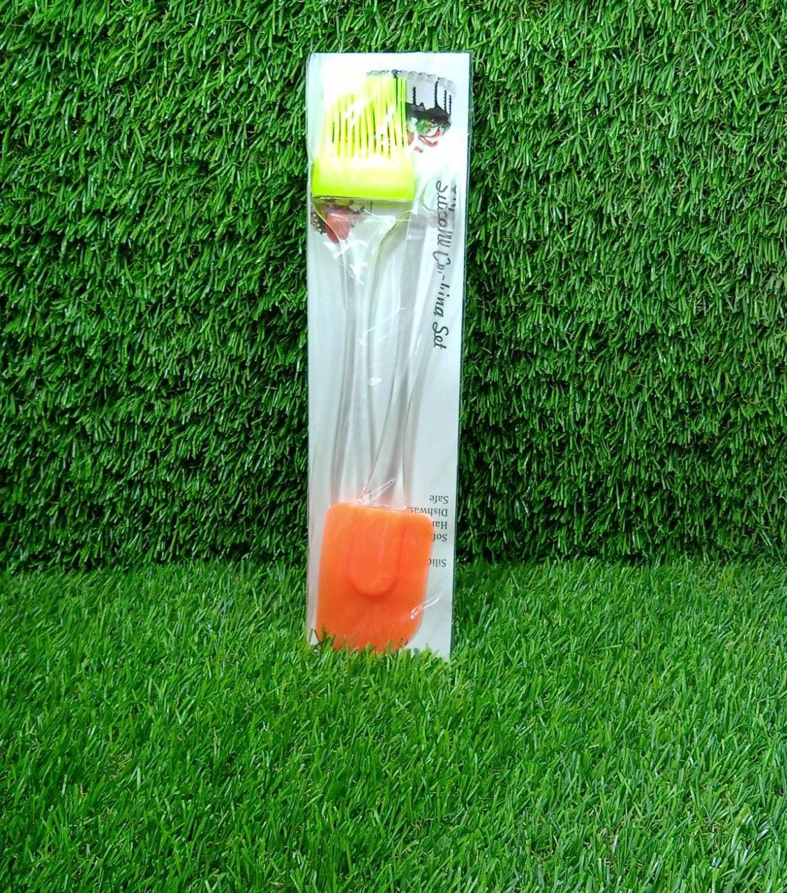 2 in 1 Combo of Big Brush & Spatula Set (2 Pcs Set)