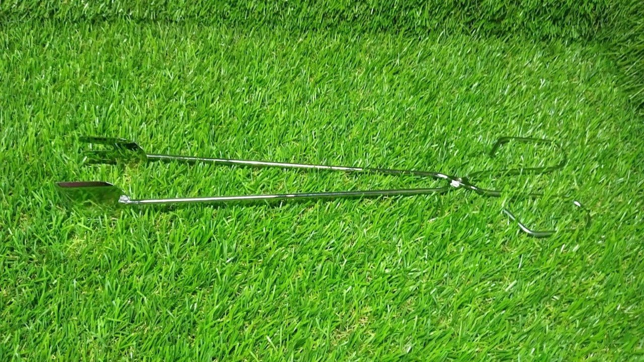 Multi functional Metal BBQ Clip Tongs Clamp for Garbage Charcoal Serving Tools