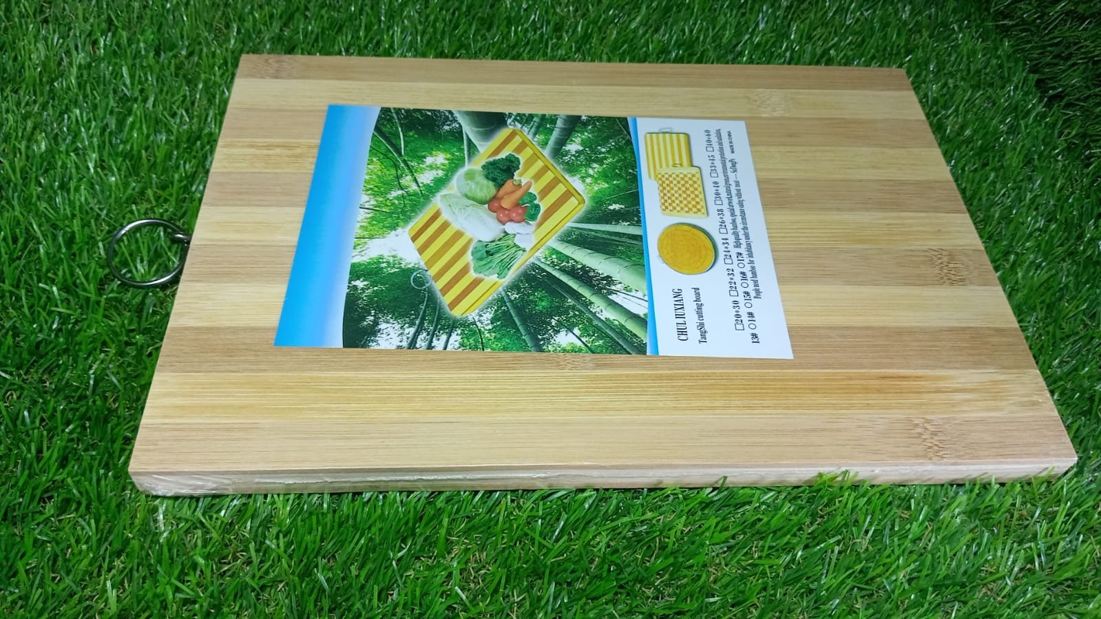 Natural Wood Chopping Board for Kitchen – Vegetables, Fruits & Cheese, BPA Free