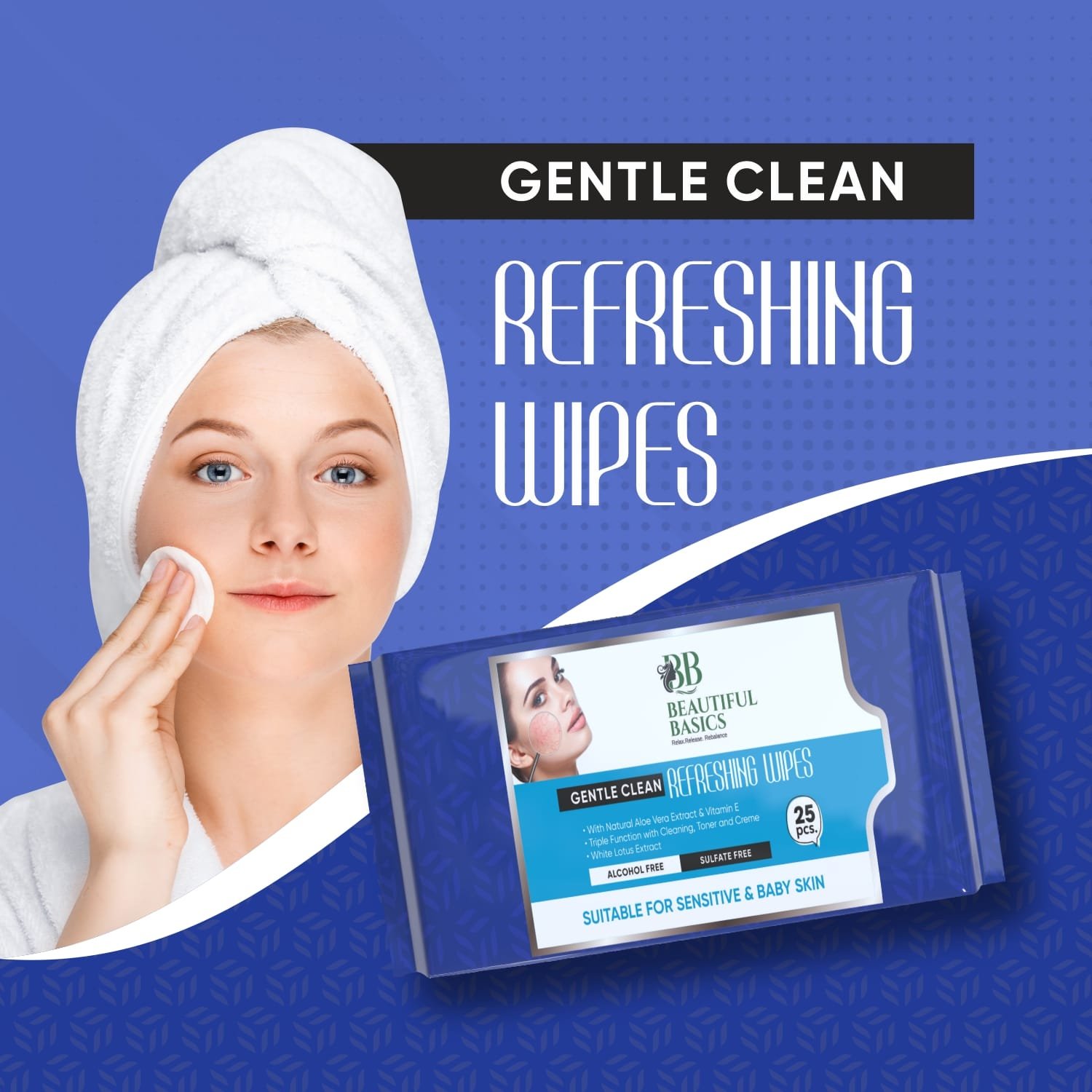 Refreshing Wet Wipes for Face