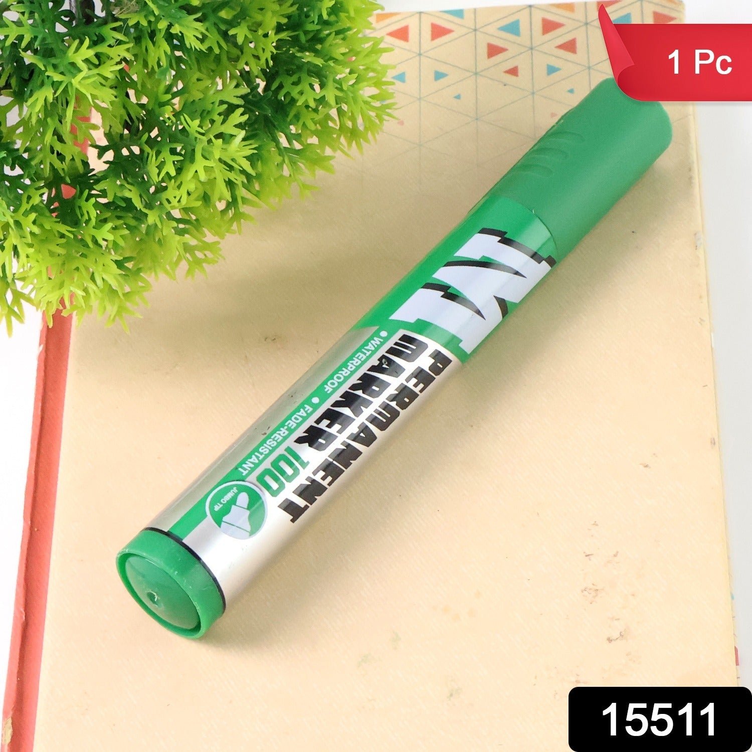 Permanent Green Ink Marker (1 Pc)