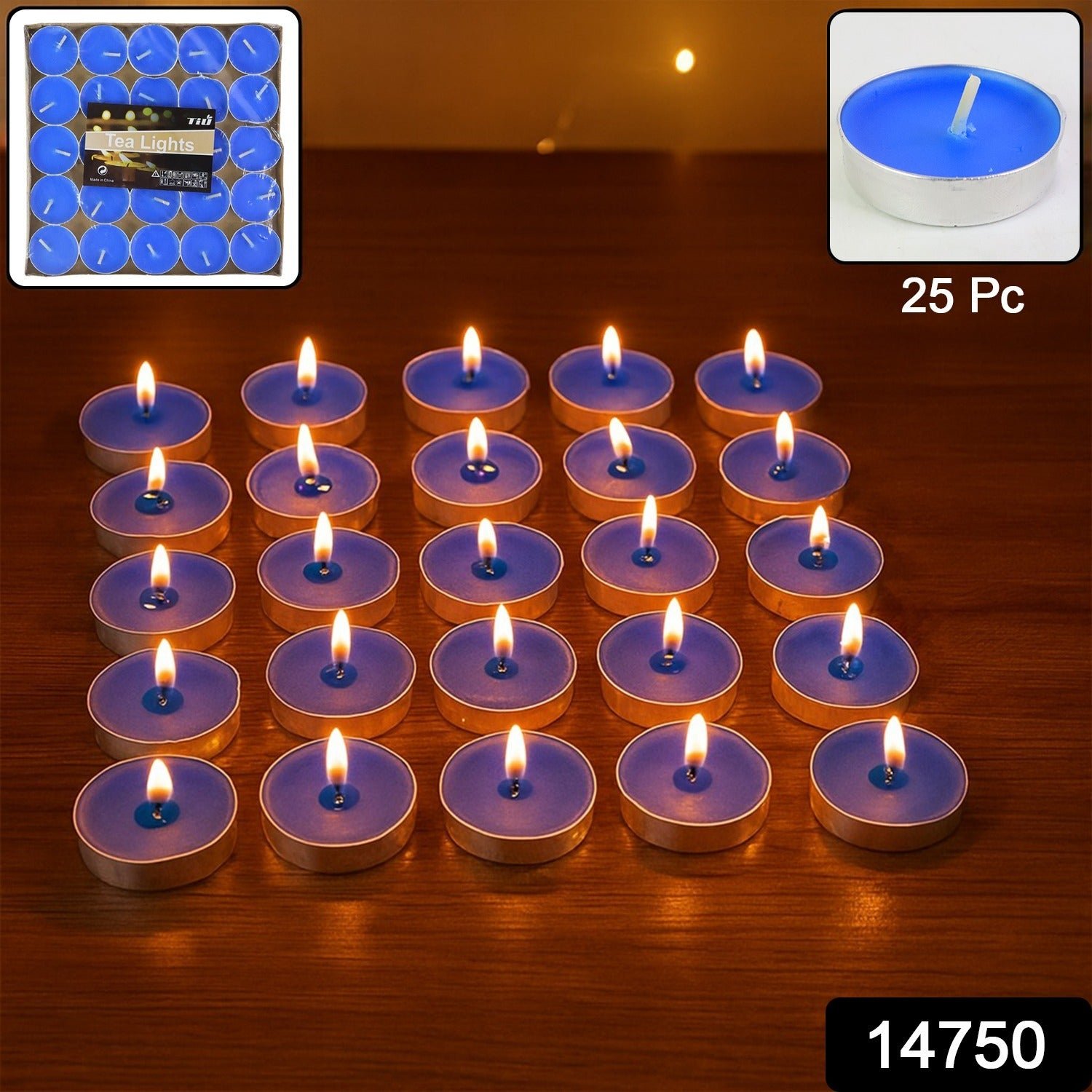 Mix Color Scented Tea Light Candles (25 Pc / Set)