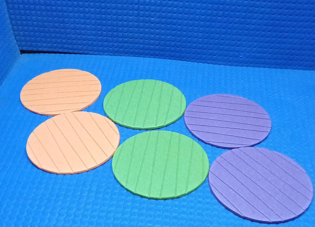 6 Pcs Round Silicone Cup Mats for Tea, Coffee, Mug & Wine – Home Use