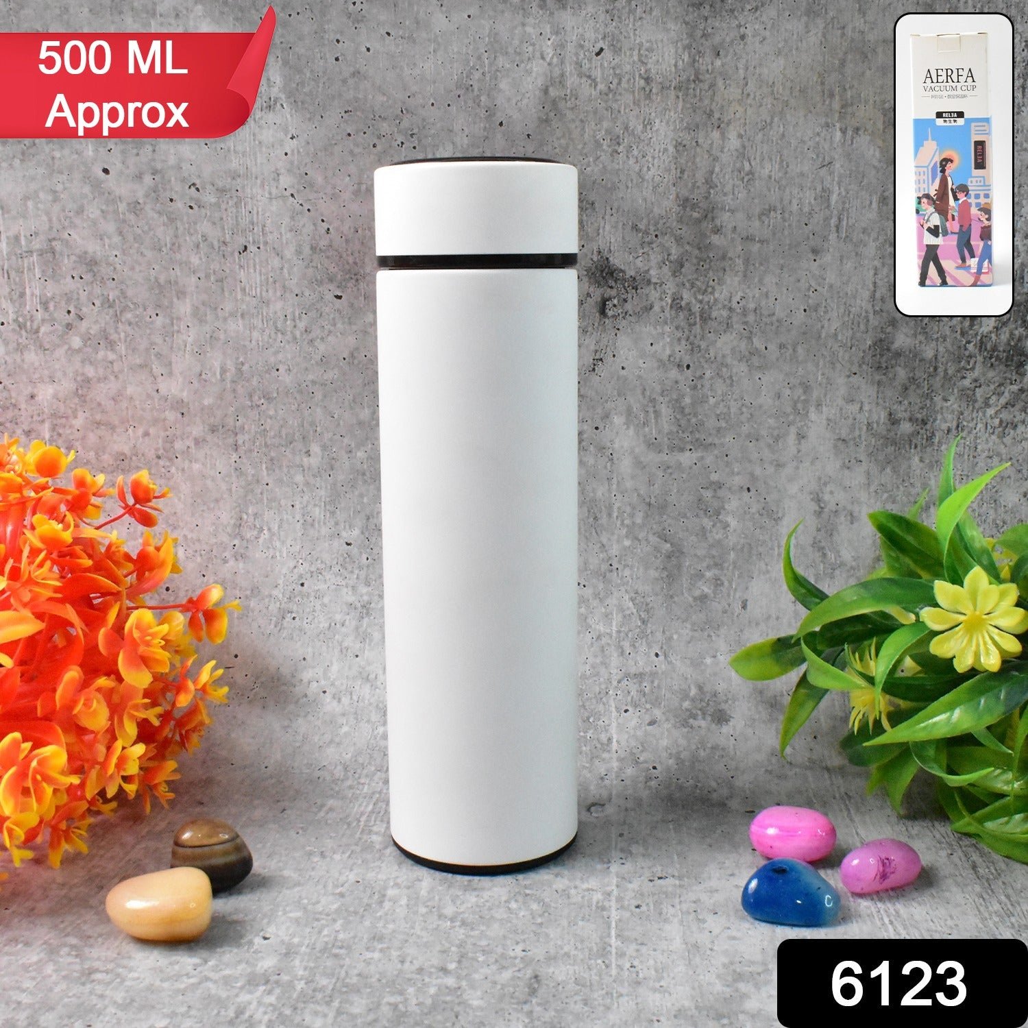 Stainless Steel Vacuum Flask with Digital Temperature Display