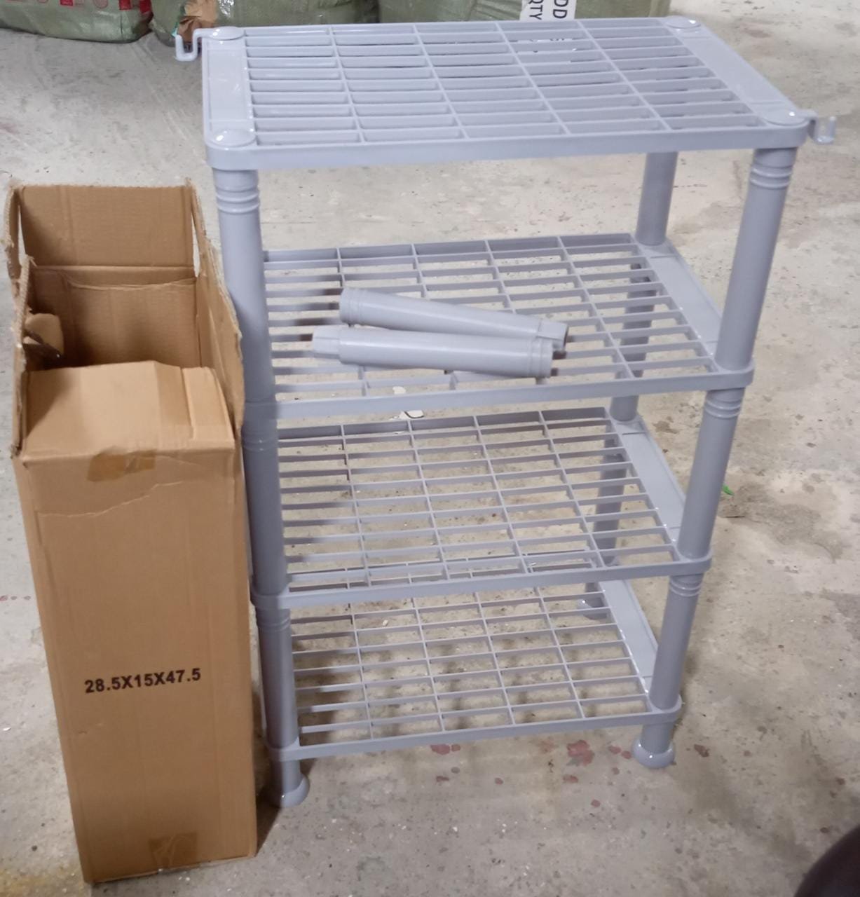 4 Layer Multifunctional Storage Shelf Organizer Narrow Storage Rack for Kitchen