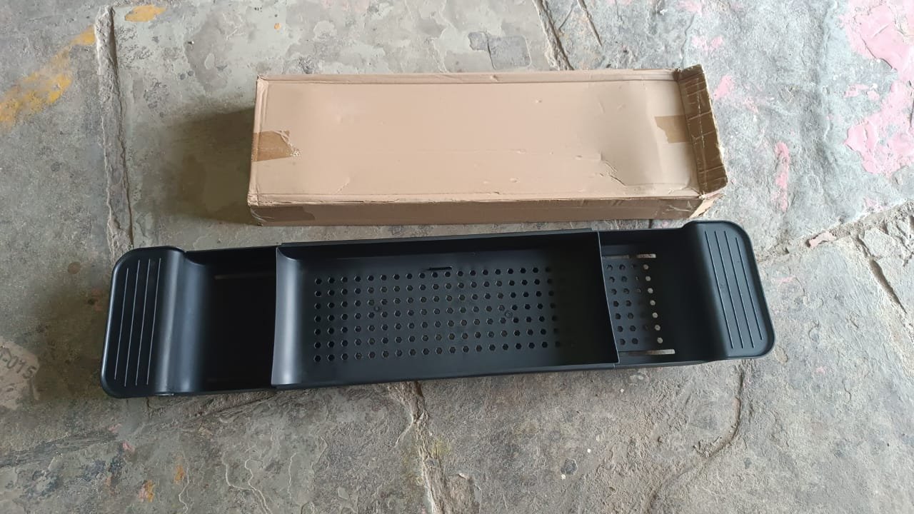 Retractable Bath Caddy, Retractable (78 Cm Long Adjust / 1 Pc / With Brown Box)