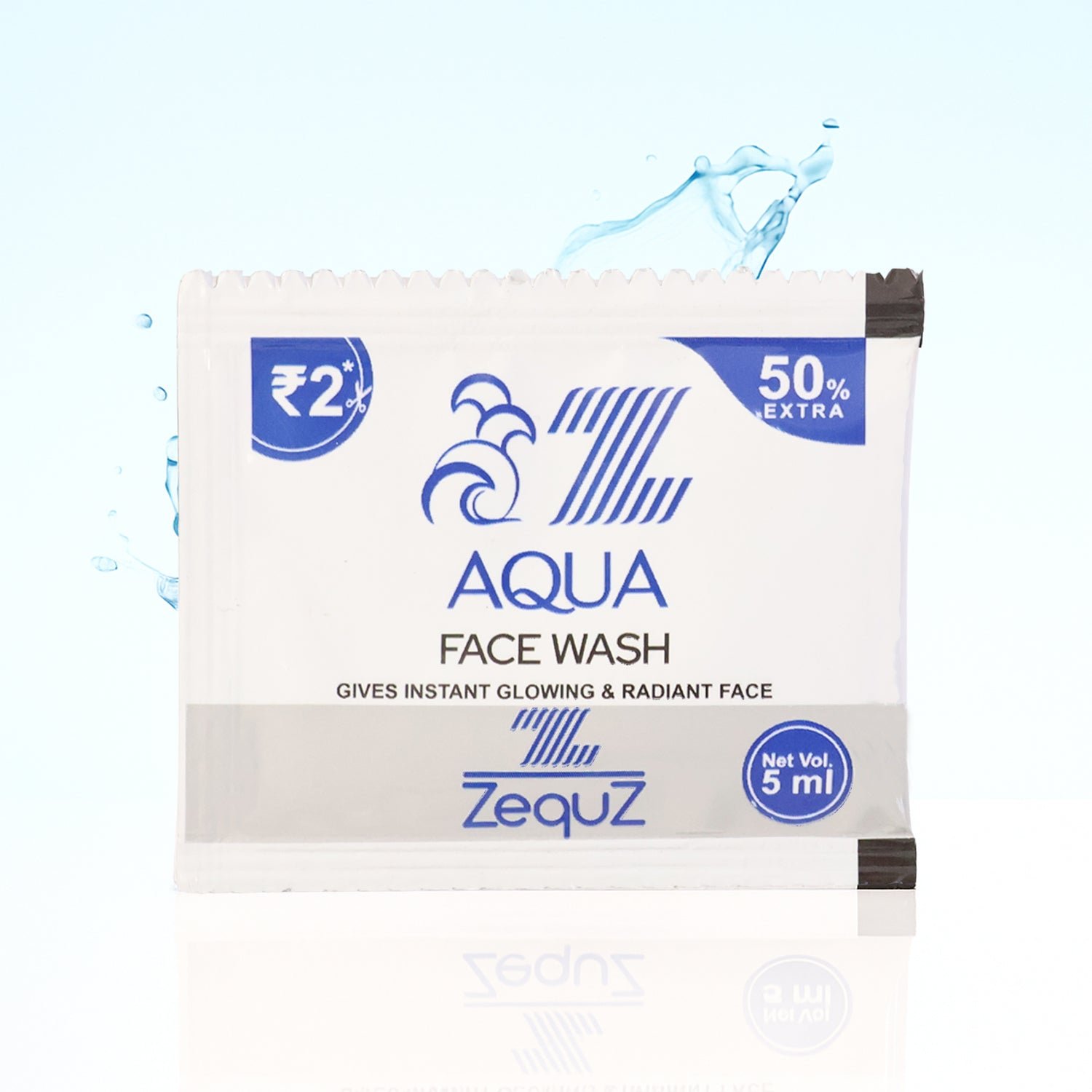Zequz Aqua Face Wash Sachet (5 ML / 1 Pc)