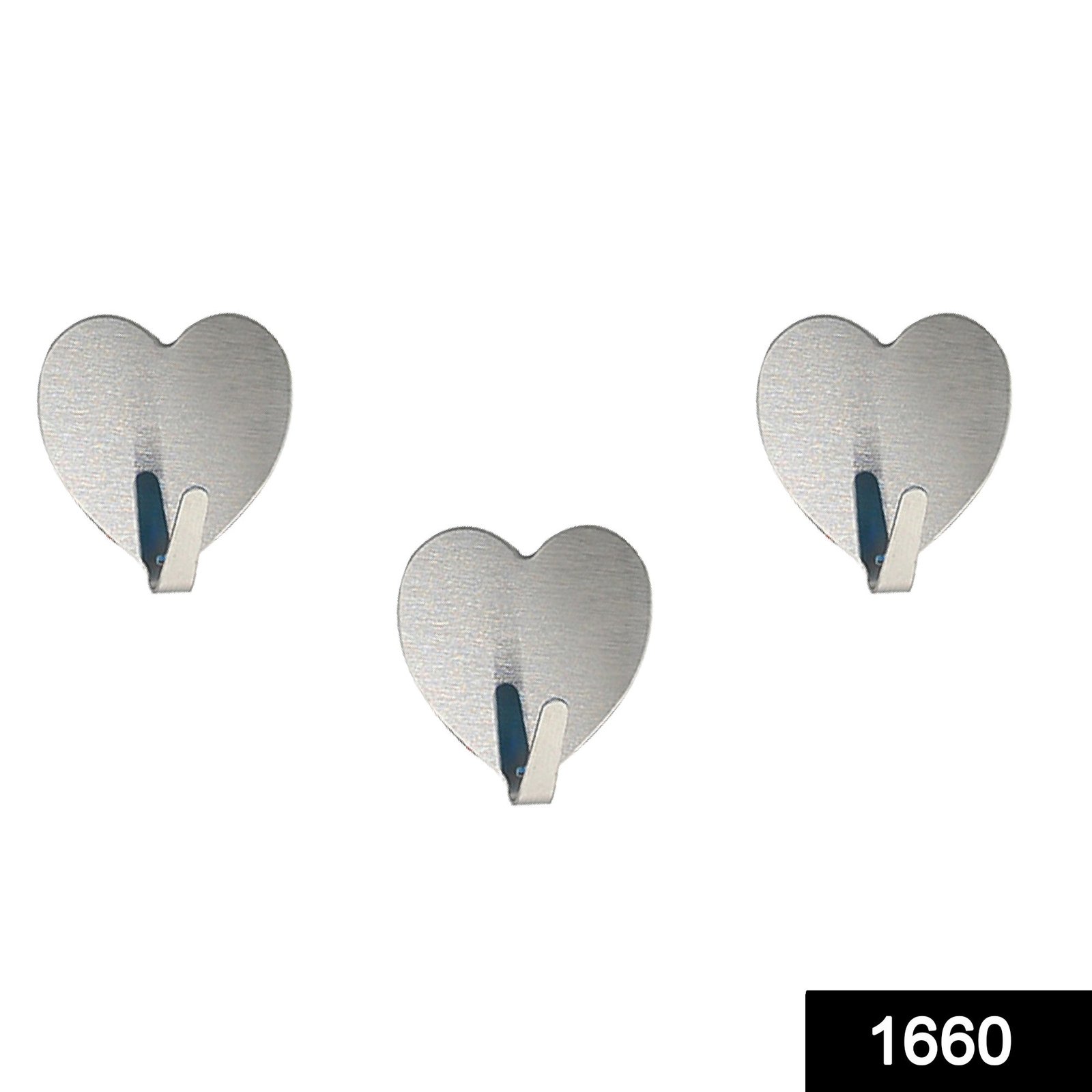 Heavy Duty Self Adhesive Hook Sticky (Pack of 3)