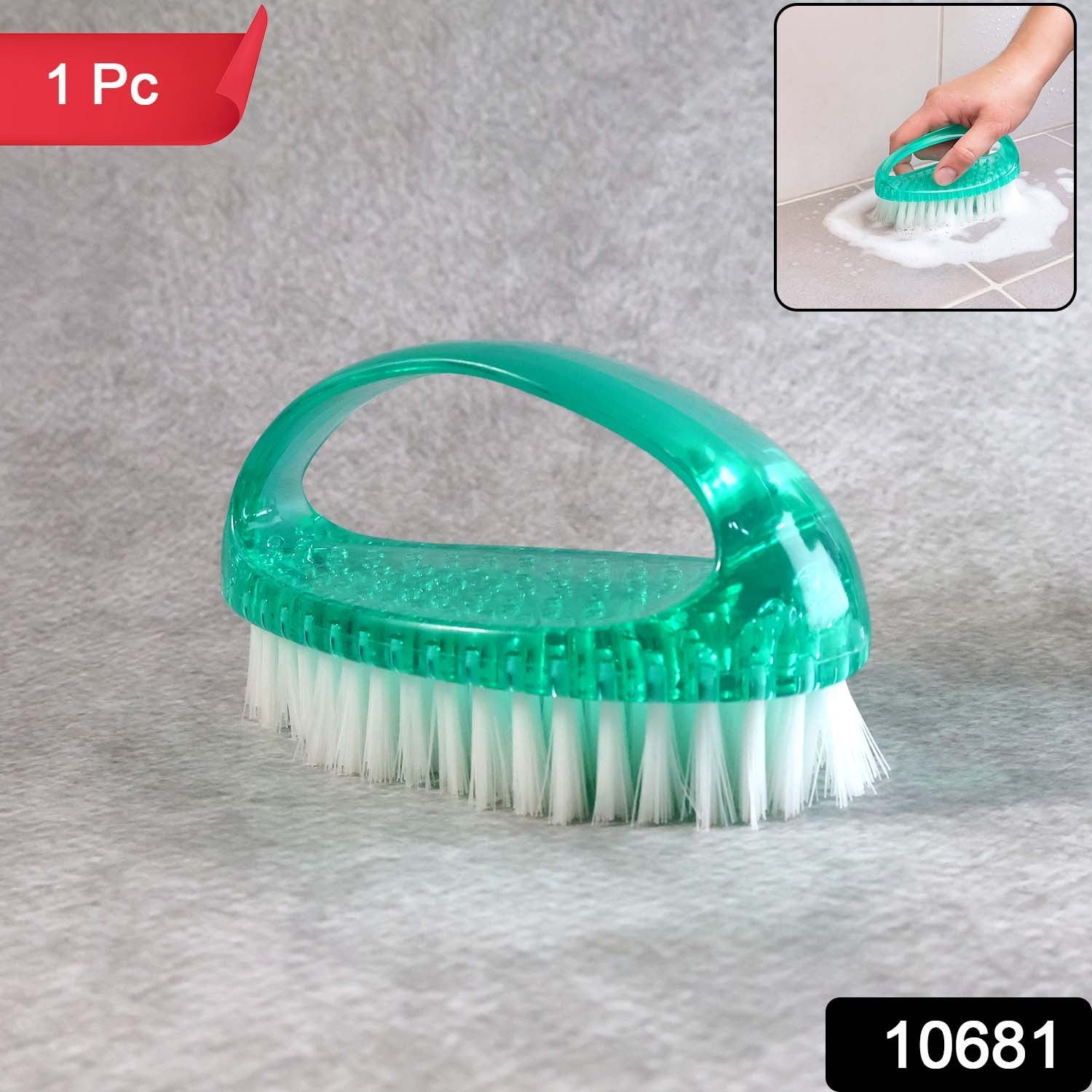 Heavy-Duty Multi-Purpose Cleaning Brush with Ergonomic Handle (1 Pc)