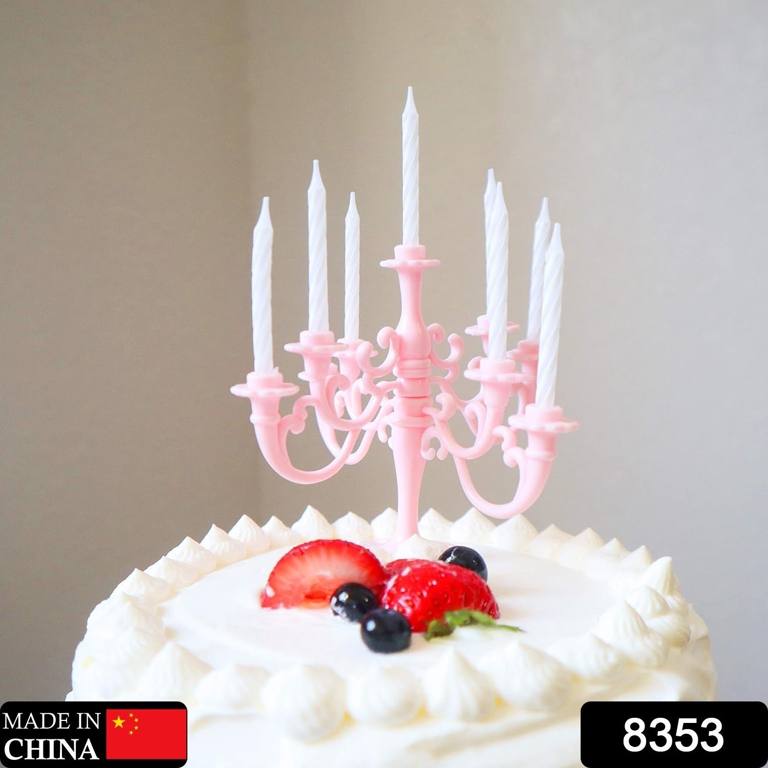 Luxury Birthday Candle Set – Elegant Cake Toppers & Holders for Parties & Events