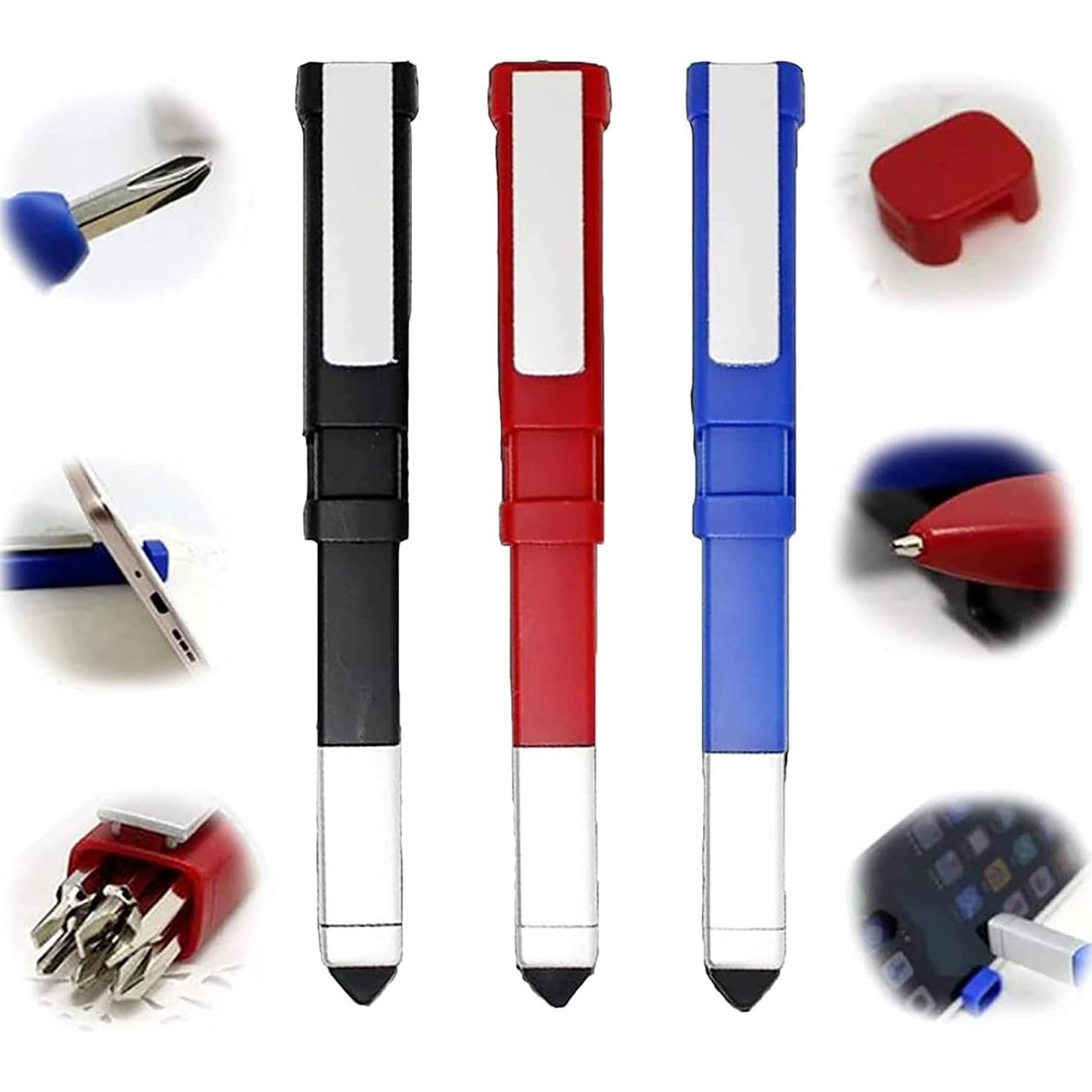 Pen-Shaped Phone Holder with Screwdriver Sets