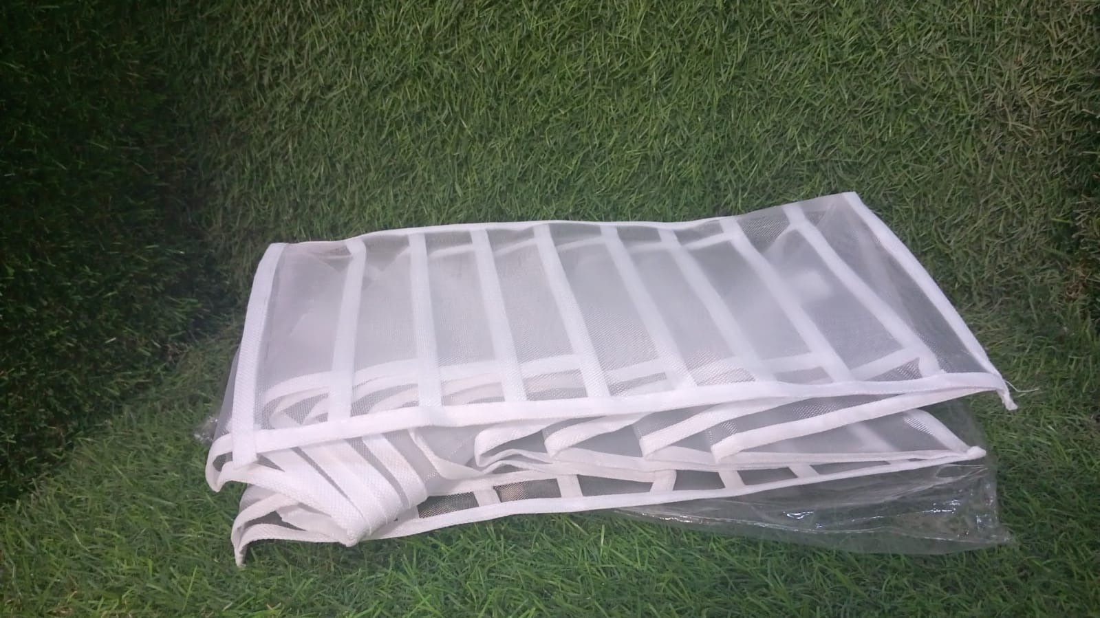 LAUNDRY 9 SECTION BAG WIDELY USED STORING AND MANAGING LAUNDRY CLOTHS AND STUFFS ETC.