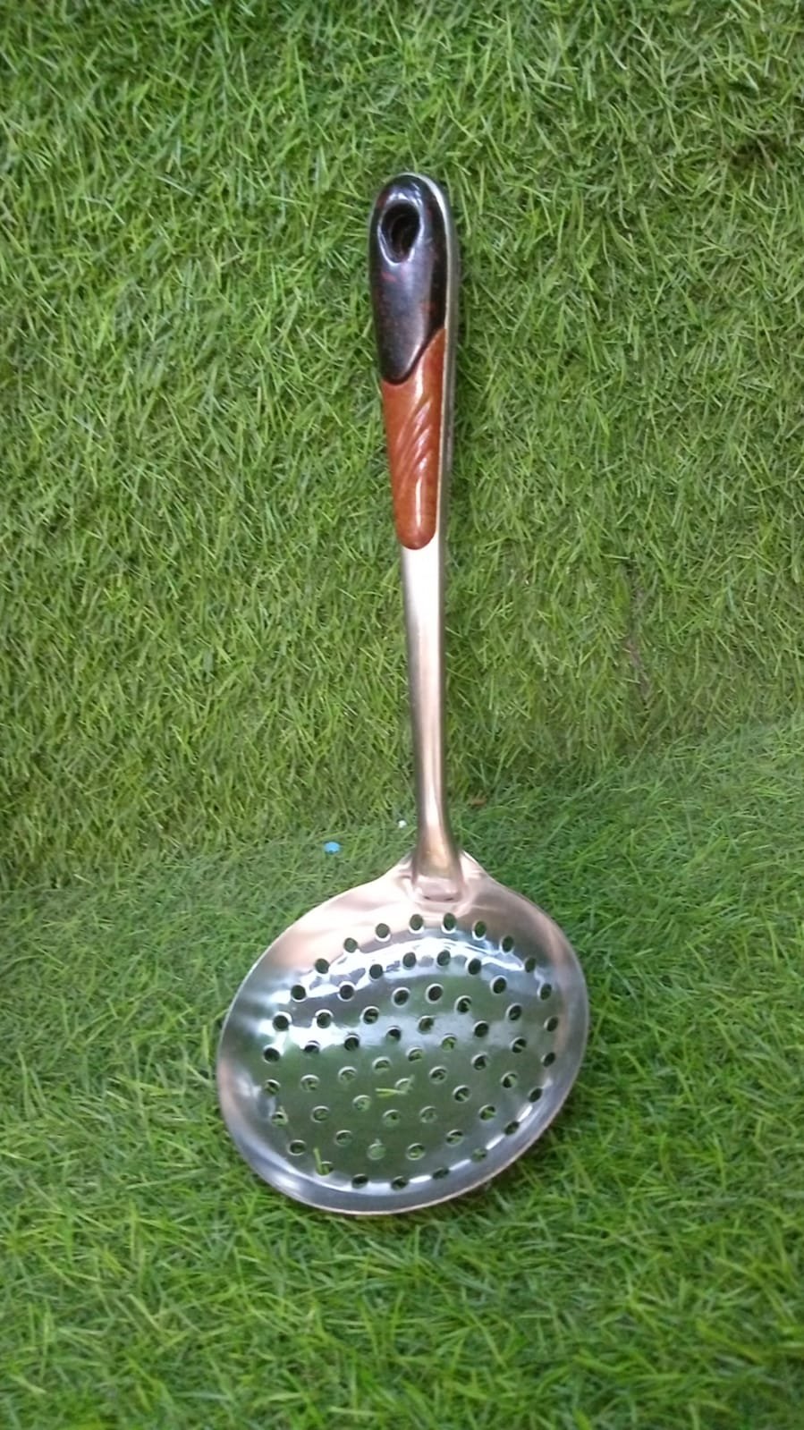 Stainless Steel Slotted Skimmer – Heat-Resistant Spoon for Cooking