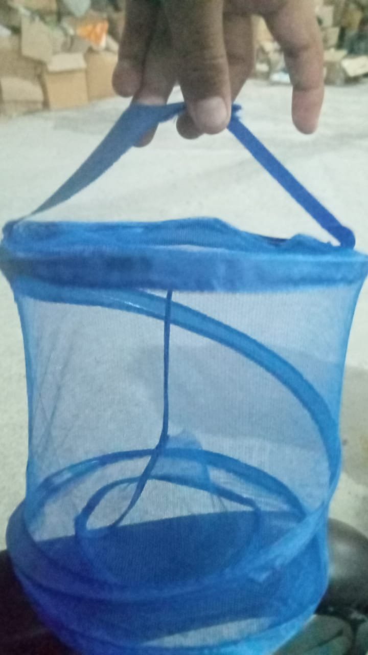 Mesh Up Laundry Hamper Foldable Portable Dirty Clothes Basket for Bedroom Kids Room
