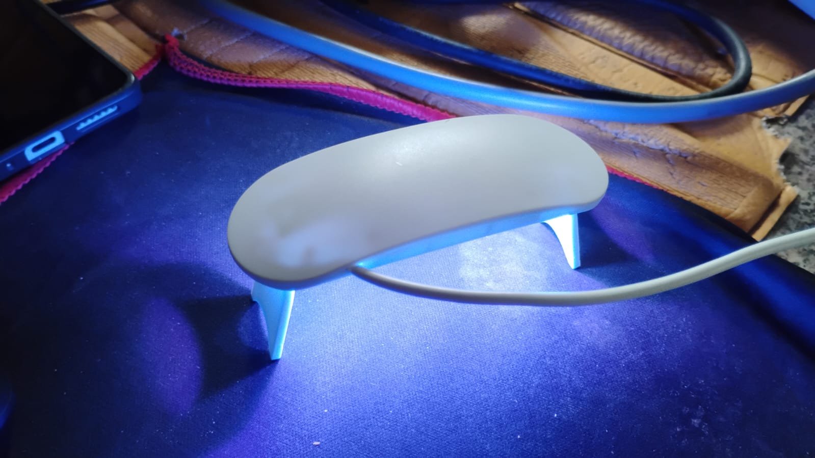 Mini Portable UV LED Nail Lamp for Gel Nail Polish Curing (1 Pc)