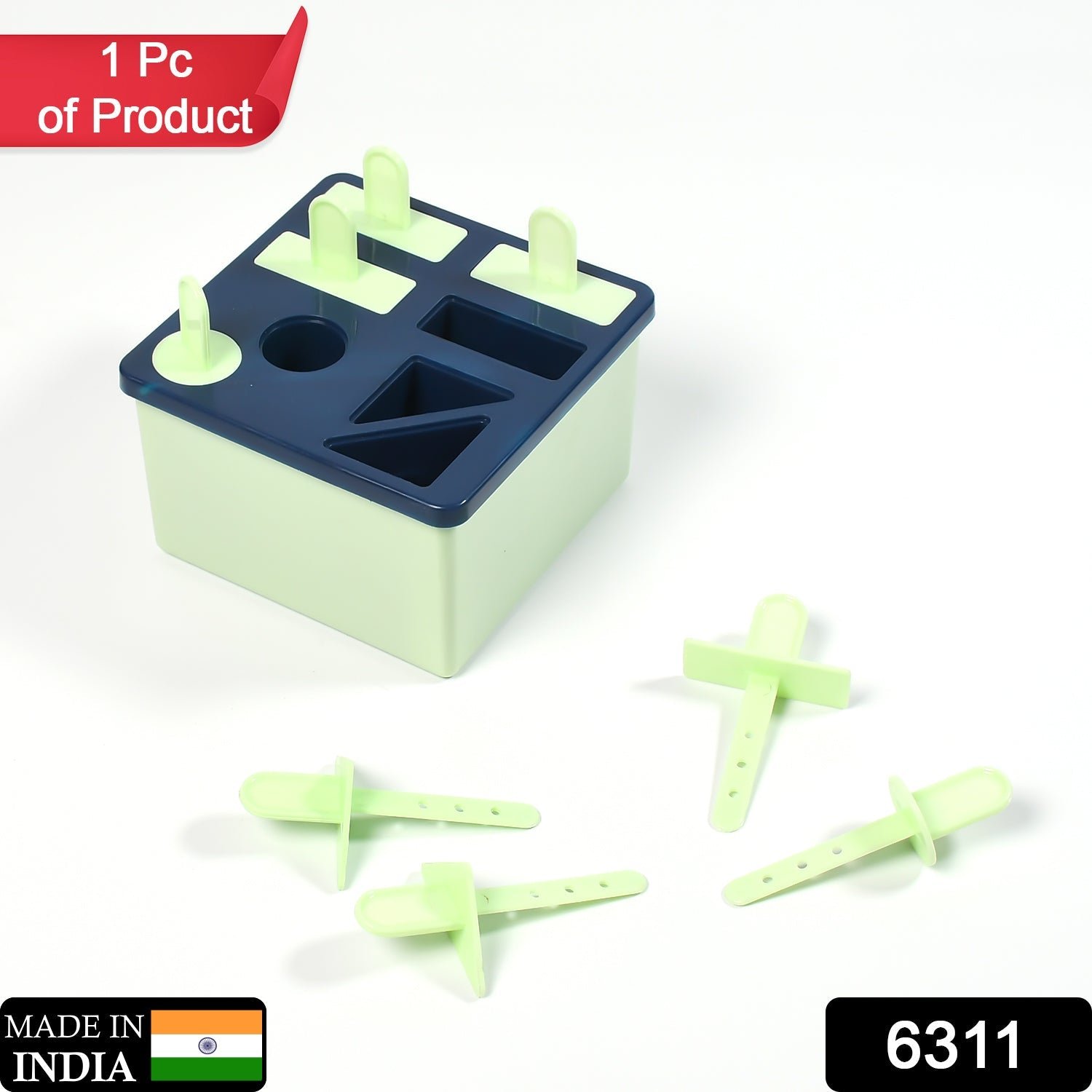 Plastic Kulfi Mold, Kulfi Molds 8 pcs Tray Ice Cream Mold Reusable