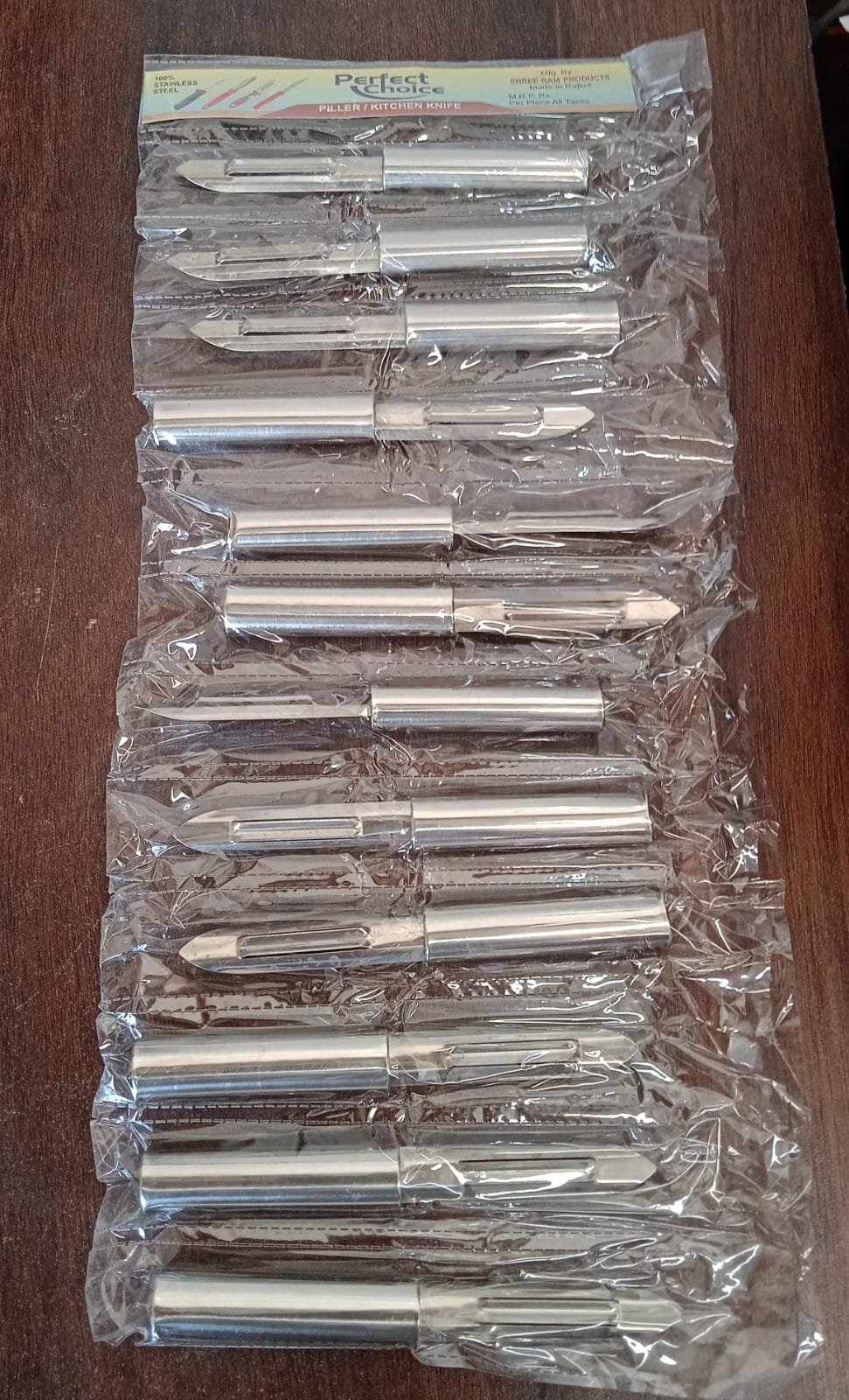 Stainless Steel Peeler Set – Multi-Purpose Handle for Peeling & Shredding(12 Pc)