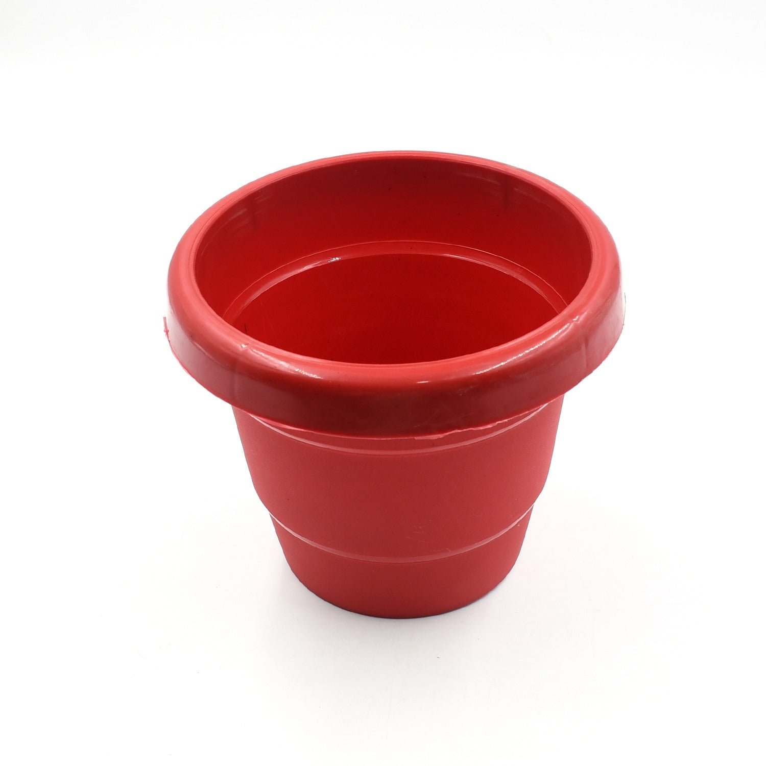 Plastic Heavy-Duty Plant Container Pot for Indoor & Balcony Garden (13cm, 1 Pc)