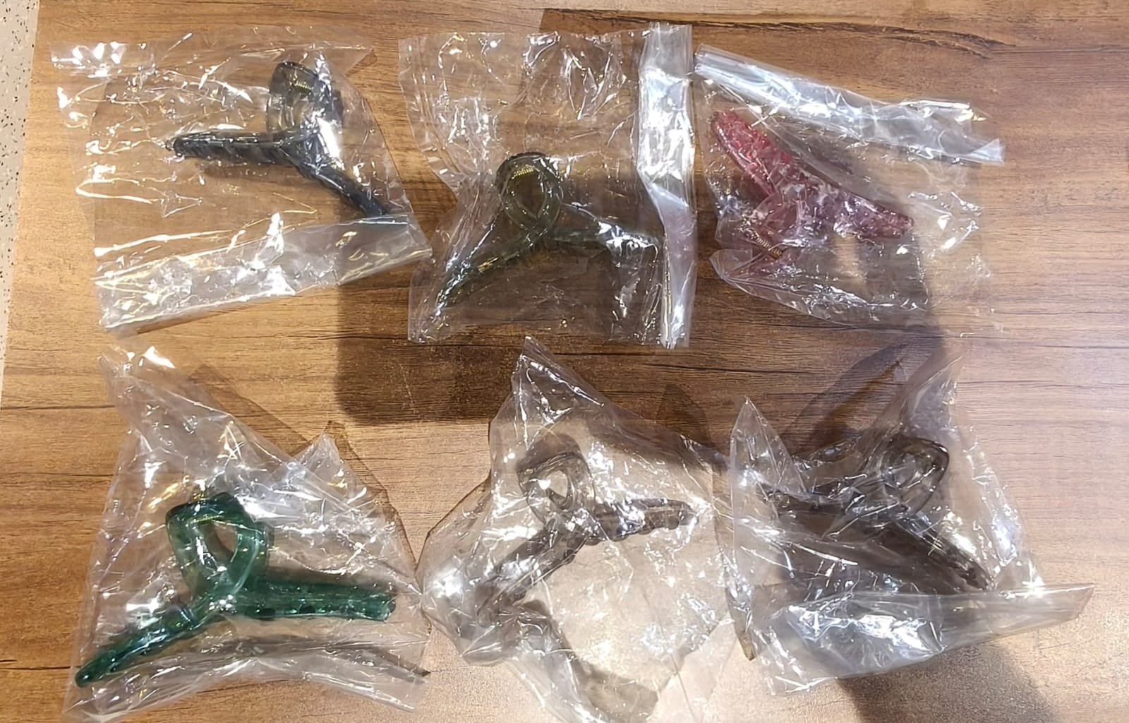 Hair Clutcher Clips (Mix Design, Multicolor / 12 Pc)