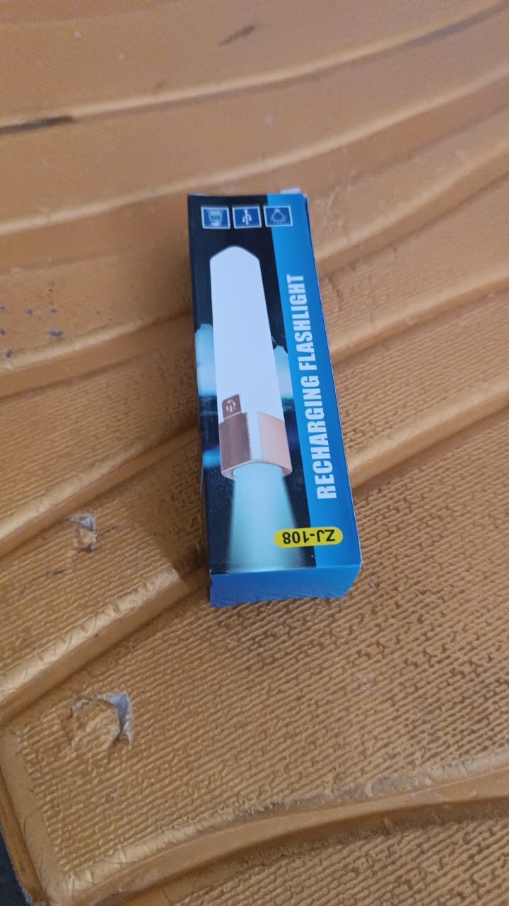 Rechargeable Touch-Control LED Flashlight (1 Pc)