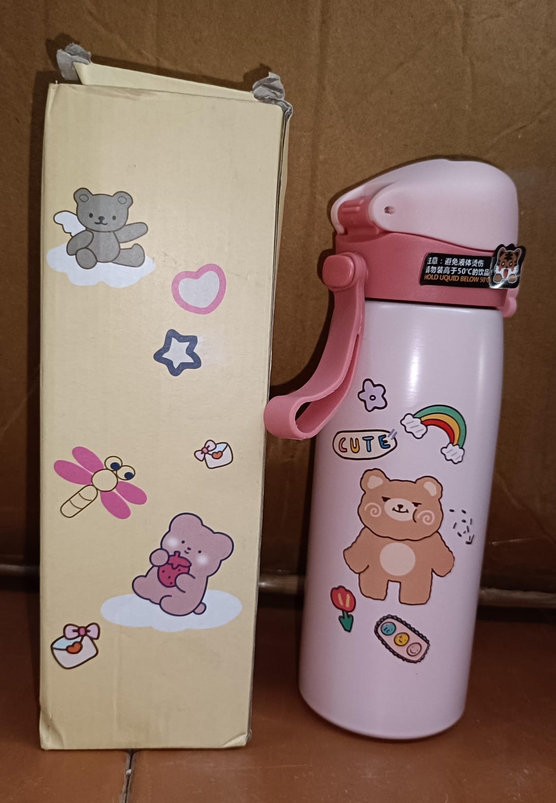 Smart Vacuum Insulated Water Bottle with LED Temperature Display (450 ML)