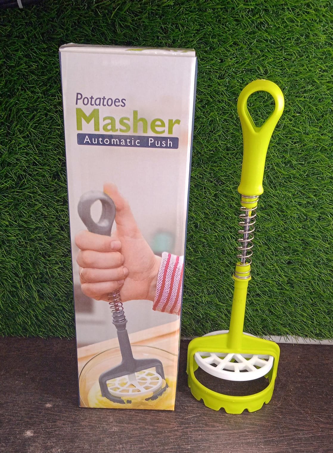 One-Handed Manual Mashed Potato Spring Press Tool