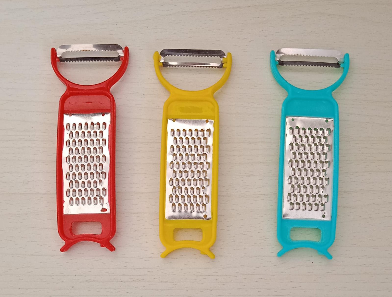 3-in-1 Peeler, Grater & Cutter Set for Kitchen (12 Pc Set)