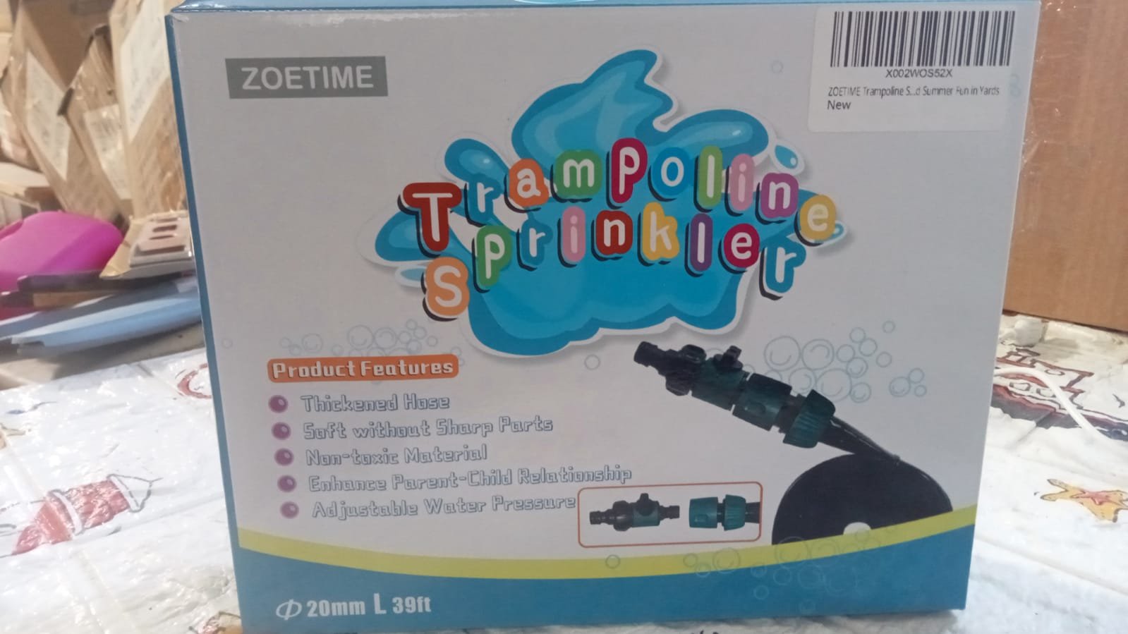 Trampoline Sprinkler for Kids  (39ft)