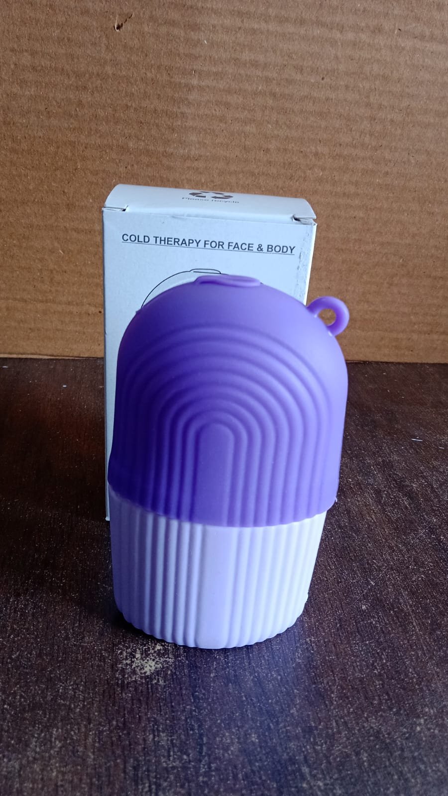 Beauty Ice Roller for Face & Eye – Reusable Facial Massager (Purple Color)