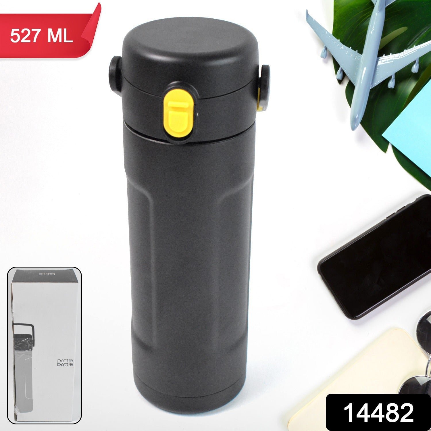 Insulated Water Bottle – Vacuum Sealed, Leak-Proof & BPA-Free for Hot & Cold Drinks