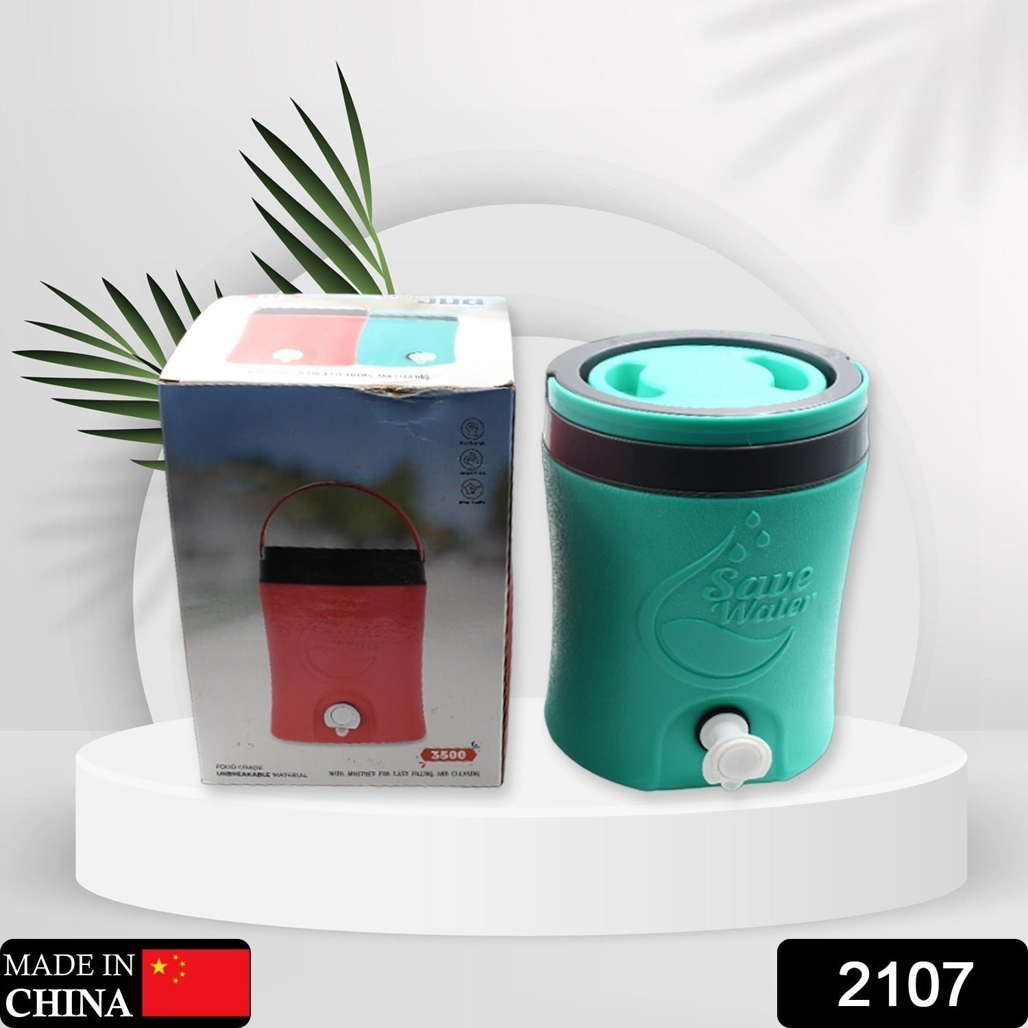 3.5L Insulated Water Jug for Travel with Leak-Proof Tap