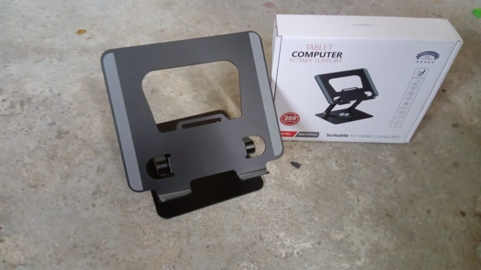 Aluminum Alloy 360°Rotating Bracket, Adjustable Laptop Stand