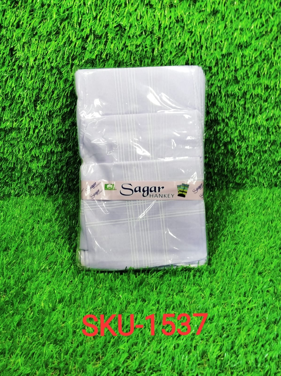 Men's King Size Formal Handkerchiefs for Office Use - Pack of 12