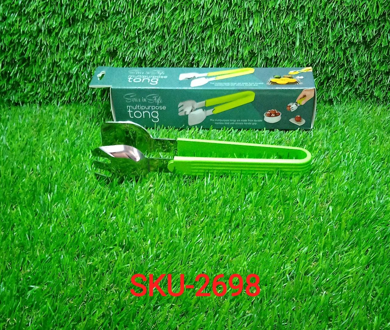 Multi-Purpose Salad Tongs for Kitchen & Household (Grabber, Durable)