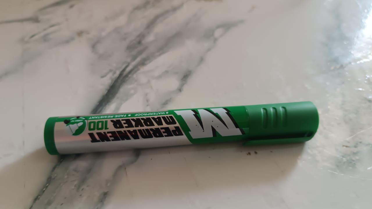 Permanent Green Ink Marker (1 Pc)
