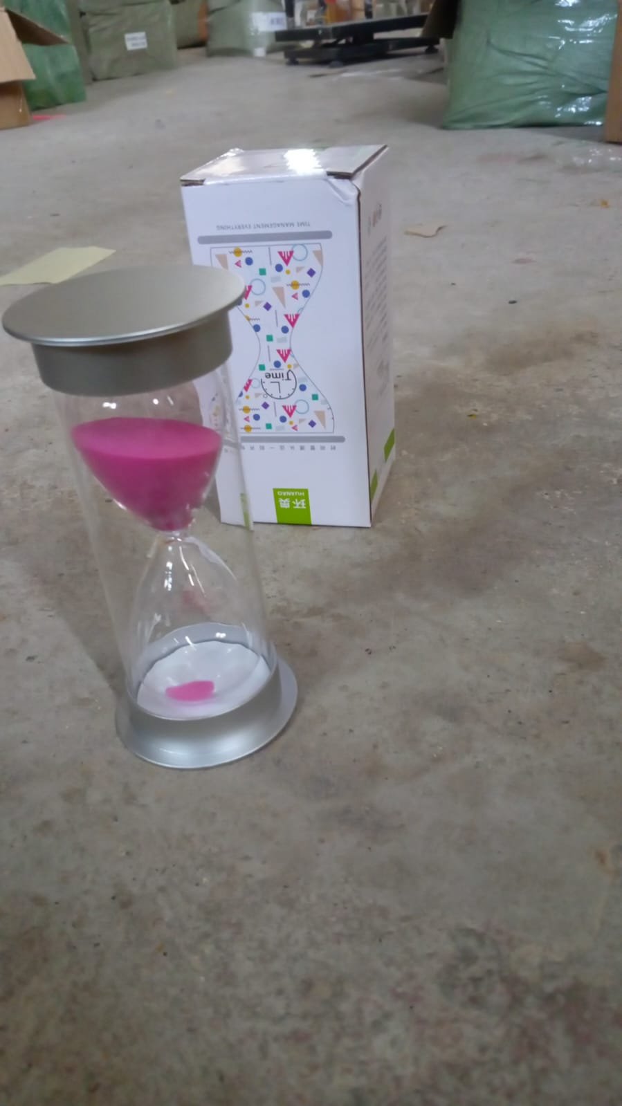 45-Minute Green Sand Timer – Hourglass Time Management Tool (Color: Green)