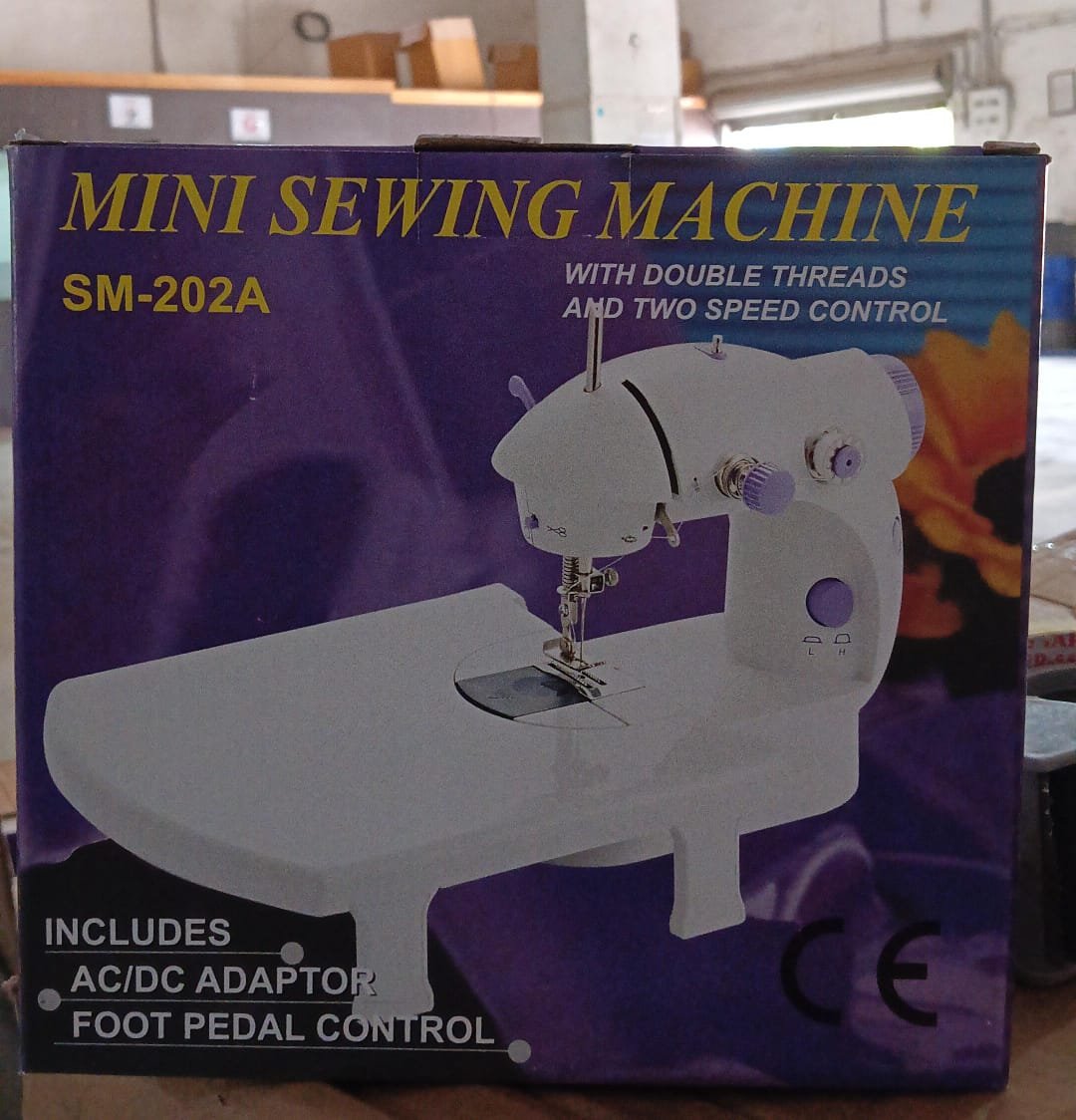 Home Tailoring Sewing Machine With Extension Table Set,  Portable Stitching Machine