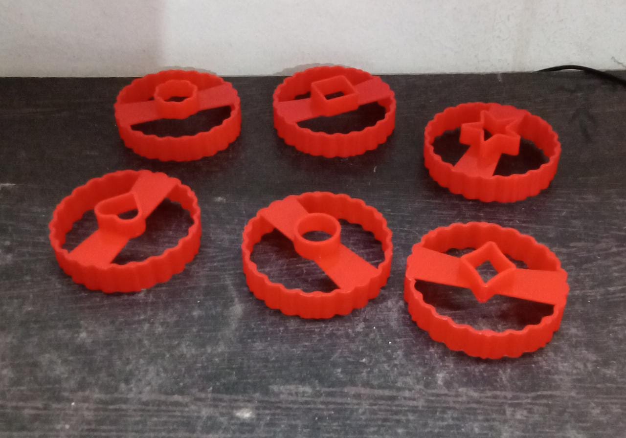 Easter Cookie Cutter Set – Plastic Biscuit Cutting Tools