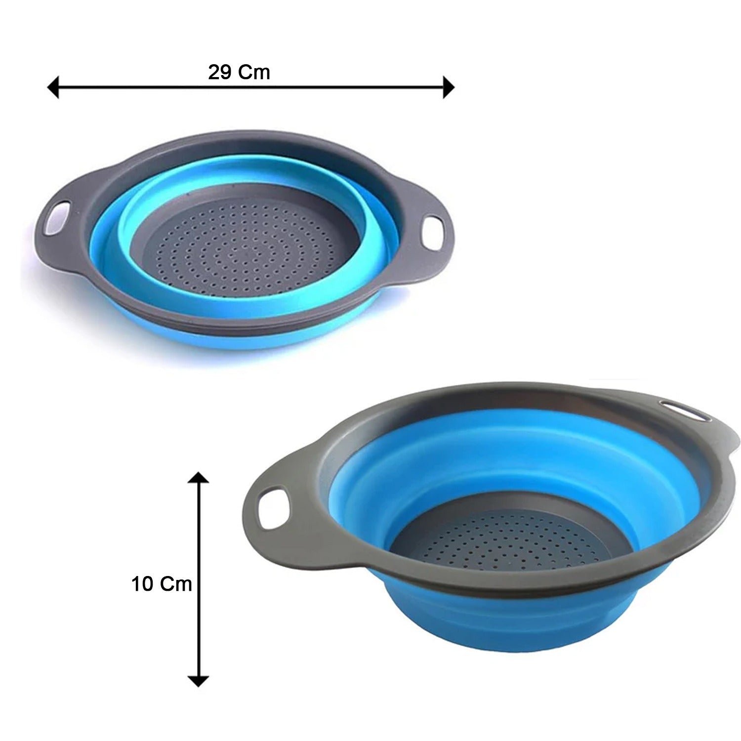 Round Sil Strainer – Foldable Multi-Use Kitchen Strainer for Cooking