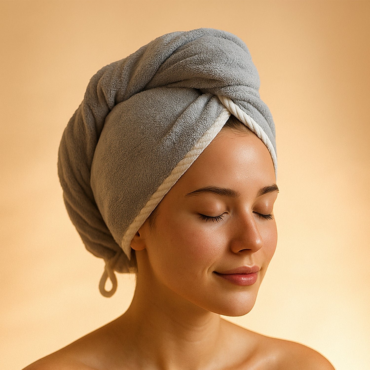 Hair Drying Magic Hair Cap Towel Wrap for Women (1 Pc / Mix Design)