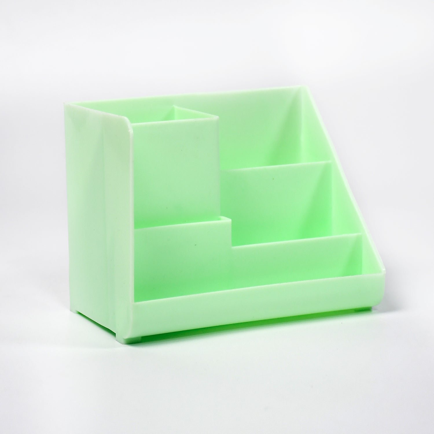 Stationery Holder Desk Organizer Space Saver Pen Stand Multi Compartments Holder