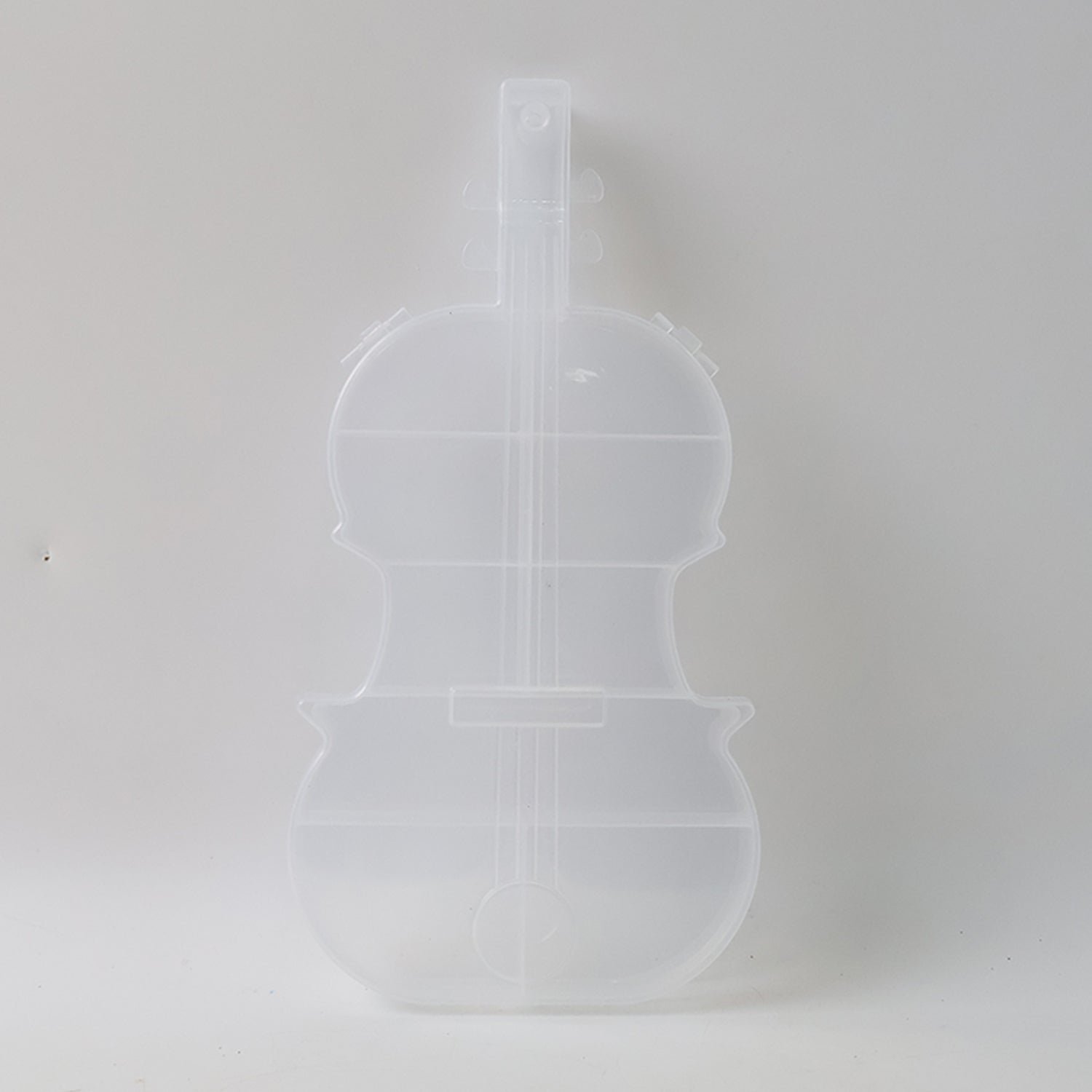 Violin Shape Plastic Storage Box (1 Pc)